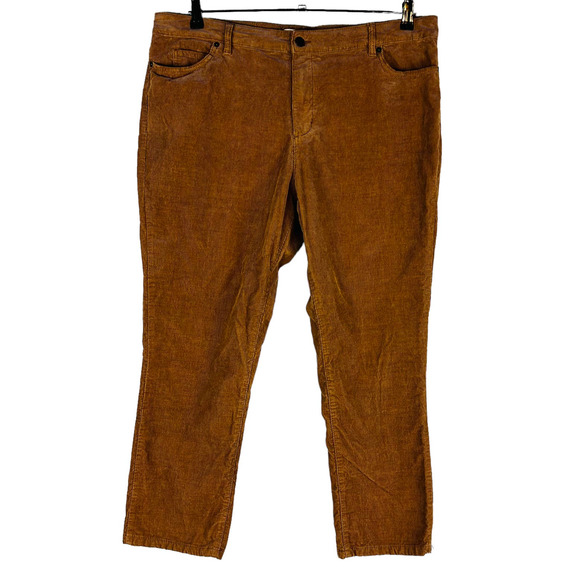 Coldwater Creek Tan Corduroy Classic Pants - Picture 1 of 8